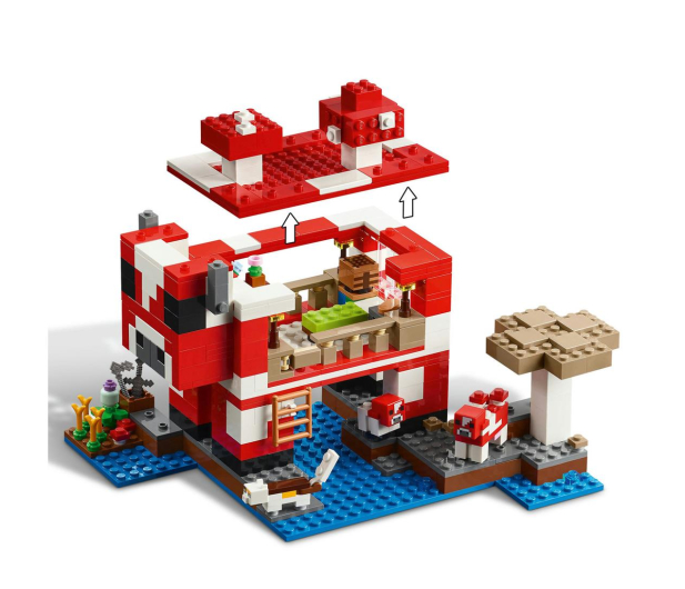 LEGO Minecraft 21270 Dom grzybowej krowy - 1283662 - zdjęcie 3